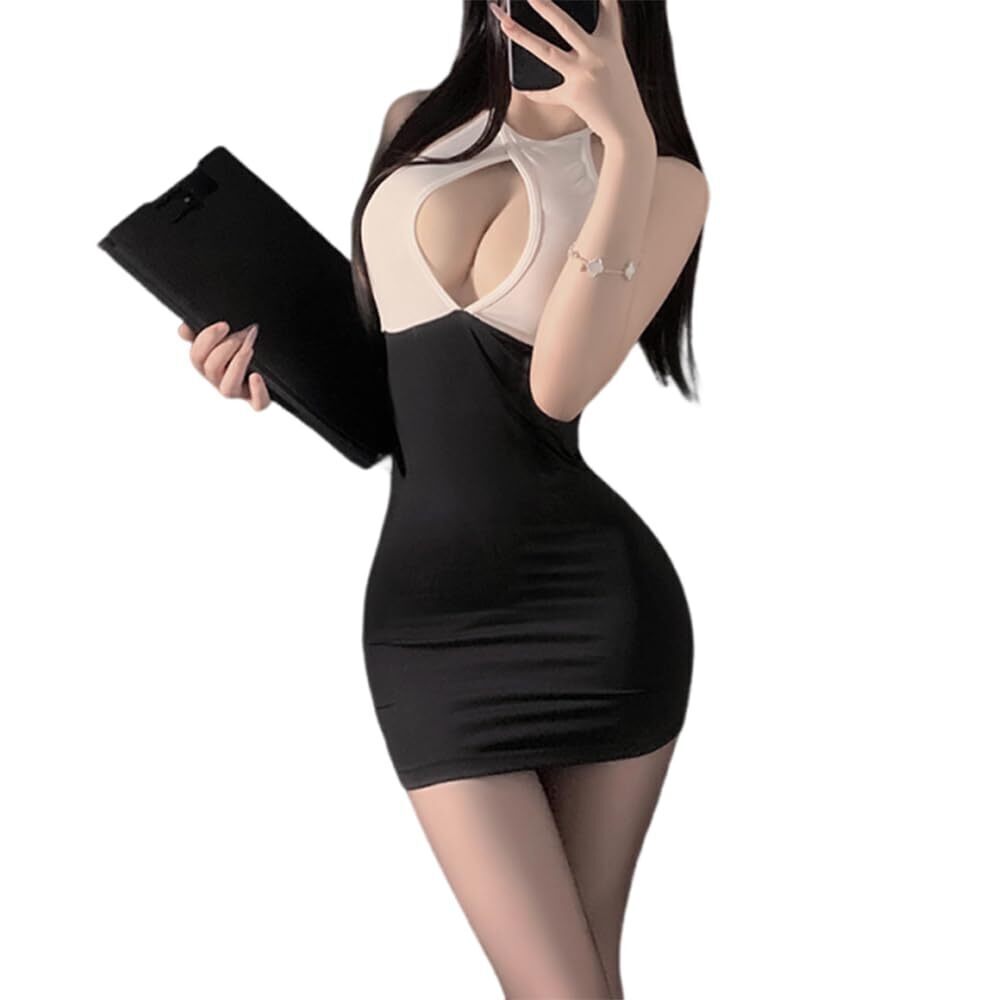 1642 sexy hip hugging skirt cosplay secretary uniform OL uniform seduction